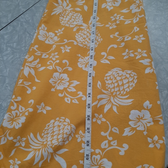 🍍Vintage yellow pineapple print made in Hawaii dress XL🍍🍍 - Picture 4 of 7